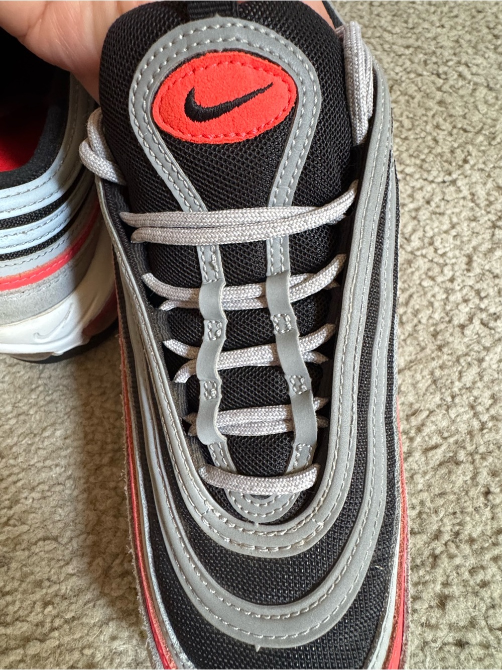 Nike Air Max 97 shoes Black gray air 97 men’s tag sneaker Running Basketball Air - Picture 8 of 10
